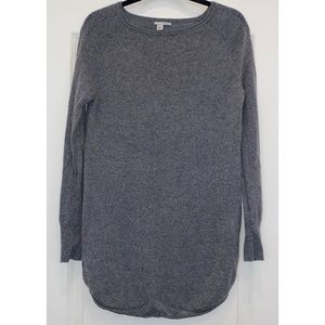 Halogen Grey Side Slit Sweater- Size S